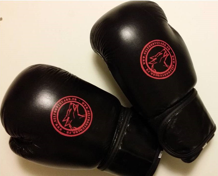 Gants de Boxe en cuire SELFBODYGUARD